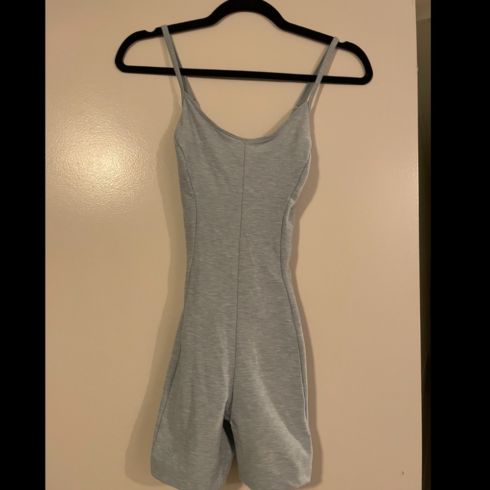 Blue workout Romper